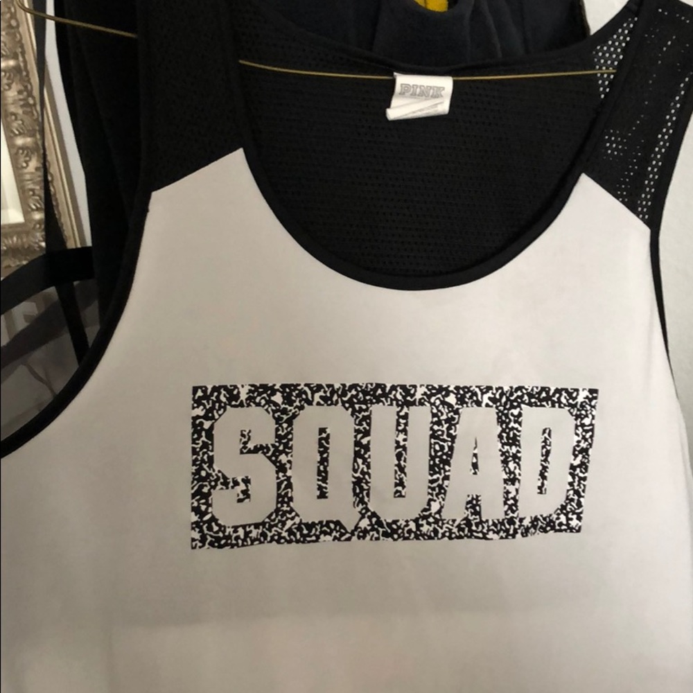 Tank top white and black